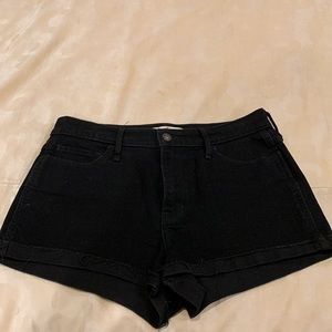 HOLLISTER Black Jeans Shorts